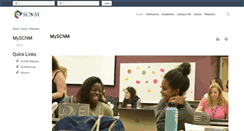 Desktop Screenshot of my.scnm.edu
